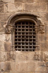 Fototapeta na wymiar Detail of exterior of Barcelona Cathedral