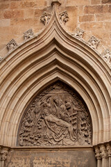 Obraz premium Detail of exterior of Barcelona Cathedral