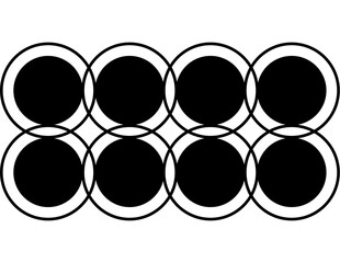 Black and White High Contrast Patterns Sensory Designs 