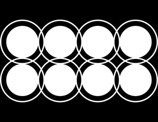 Black and White High Contrast Patterns Sensory Designs 
