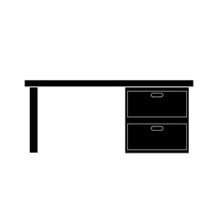 Working Table Icon .Can also be used for furniture design.