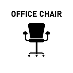 Office Chair icon. Simple illustration from furniture collection.