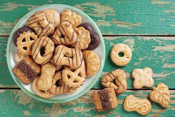 Assortment of biscuits