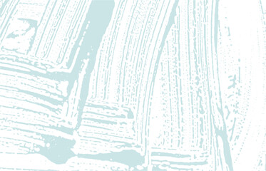 Grunge texture. Distress blue rough trace. Brillia