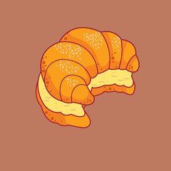 illustration of bread