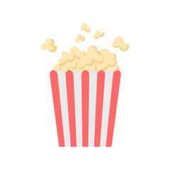 a cup of popcorn graphic illustration - obrazy, fototapety, plakaty