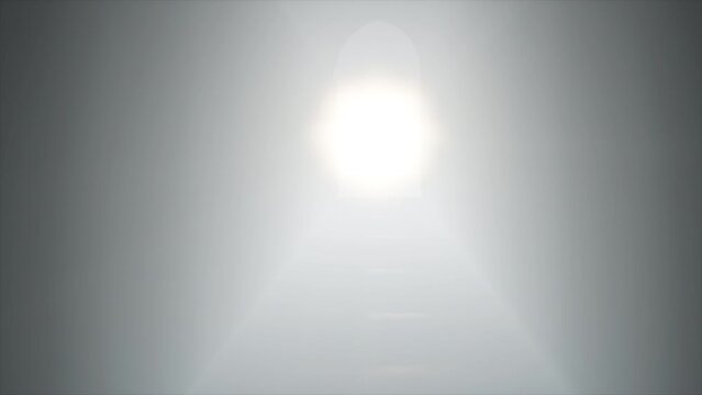 Gothic stairs with god's light in 4K 60FPS. High-quality footage.