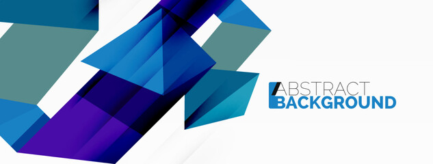 Fototapeta premium Abstract line and triangle background. Creative geometric abstract backdrop. Business template for wallpaper, banner, background or landing
