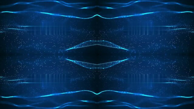 abstract background with binary code