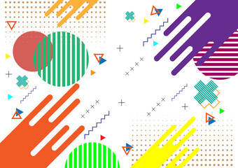 Abstract Background Advertising Banner Design Colorful Pop Art Media Design