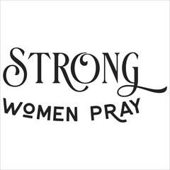 Fototapeta premium strong women pray eps design