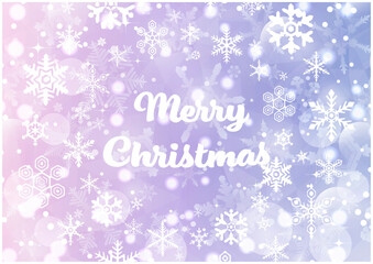 ロマンチックなクリスマスの文字背景01