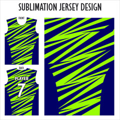 Jersey template sport t-shirt design