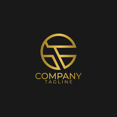 Obraz premium modern circle logo design and premium vector templates