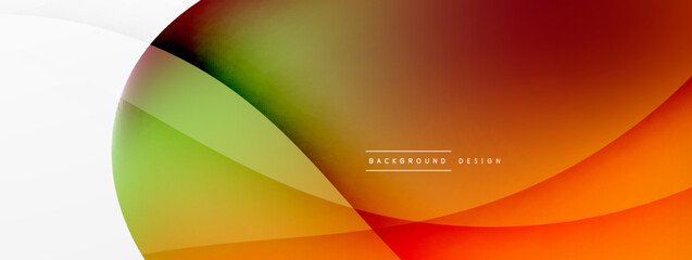 Abstract background. Fluid gradient color wave template for wallpaper, banner, background or landing