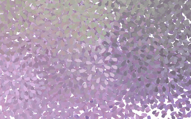 Light Pink, Green vector template with chaotic shapes.