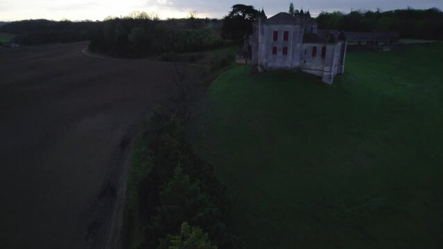 Castle in aquitaine