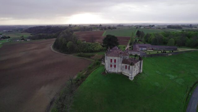 Castle in aquitaine