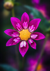 A ruffled dahlia called Little Showoff by Wagschal