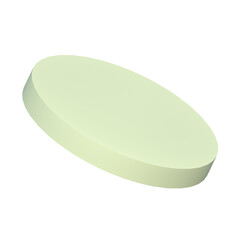 pill geometric 3d icon