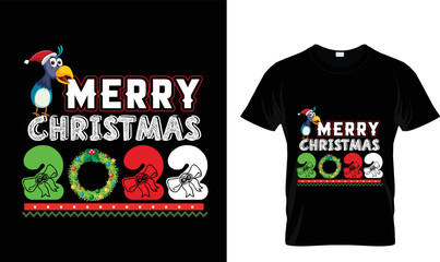 Merry Christmas T-shirt design Template