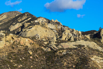 Rock Formations at Hurricane Deck, San Rafael Wilderness, Los Padres National Forest