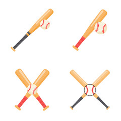 Baseball bats are used to hit baseballs in sporting events.
