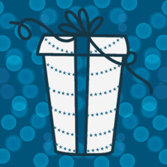 blue gift box