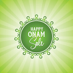 Happy Onam Sale offer Premium Logo, Symbol, Sign, banner, Poster, Tag, Sticker Design.