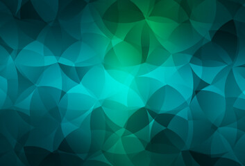Light Blue, Green vector texture with abstract forms.