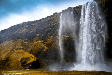 Waterfall in the mountains
