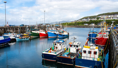 Fischerbooten   Mallaig Harbour Authority  in Schottland,   Vereinigten Königreich