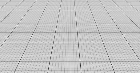 grid square black lines in white paper