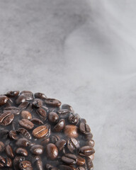 Coffee beans on background 