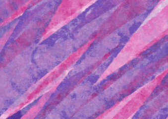 Fototapeta na wymiar 筆跡の見える水彩風の紫とピンクの派手な背景素材