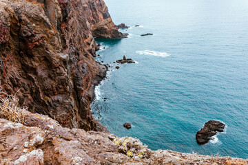 Madeira. Ponta de Sao Lourenco (São Lourenço) Natural Landscape of Madeira Island. Popular...