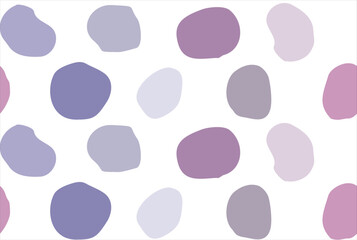 Abstract seamless background of colored purple spots, abstract purple pattern