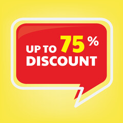 discount up to 70% sign tag , good for retail business banner design. perfect to put on your product content