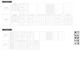 KDP interior Book Planner book