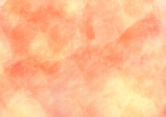 温かそうなやわらかい滲んだピンクと黄色の桃みたいな背景素材