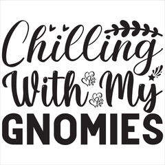 Chilling with my gnomies
