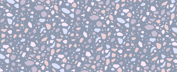blue Terrazzo Cement texture background