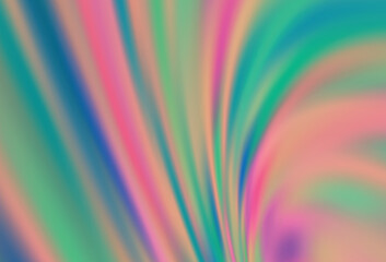 Dark Yellow vector blurred and colored pattern.