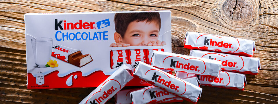 Kinder Chocolate, a confectionery product brand by Ferrero