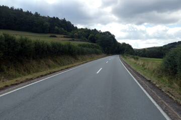 Landstra&szlig;e zwischenSchmittlotheim und Frankenau