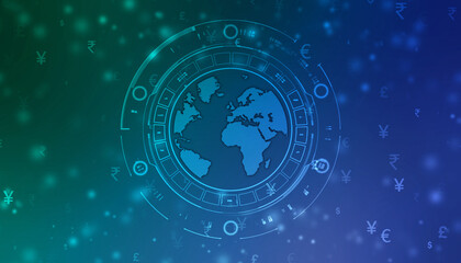 Obraz premium Internet binary data code computing or transmission process,Internet data transmission, Binary Code Background, Digital Abstract technology background