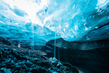 Ice Cave In the Vatnajökull Glacier (Iceland)
