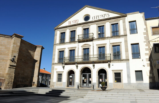 Teatro Cervantes de Béjar, provincia de Salamanca, Castilla y León, España