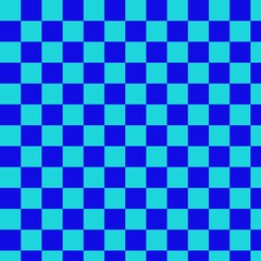 Dark blue squares repeated pattern on light blue background 