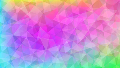 Fototapeta premium Geometric bright abstract background. Crumpled paper. Background design for magazine, book, banner. Vector.